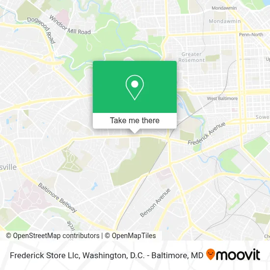 Frederick Store Llc map