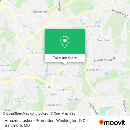Amazon Locker - Promotion map