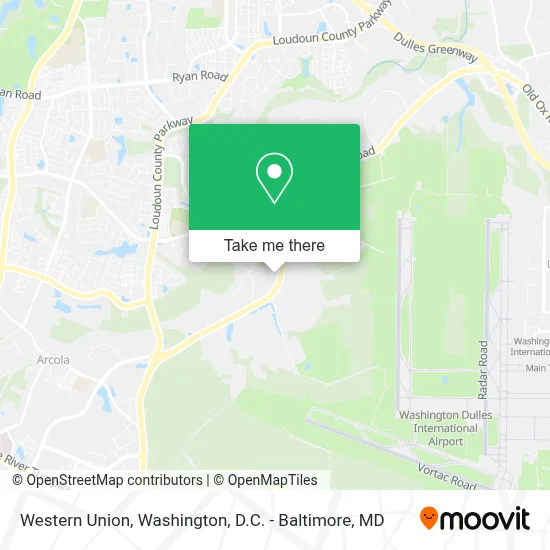 Western Union map