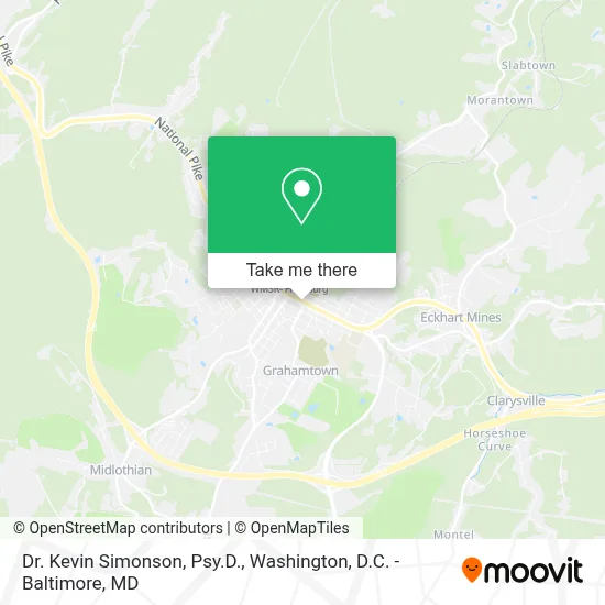 Dr. Kevin Simonson, Psy.D. map
