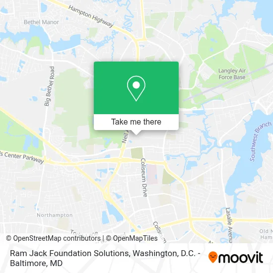 Ram Jack Foundation Solutions map
