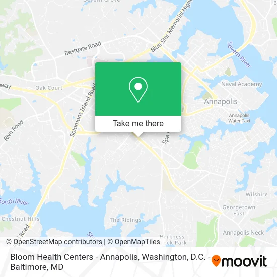 Bloom Health Centers - Annapolis map