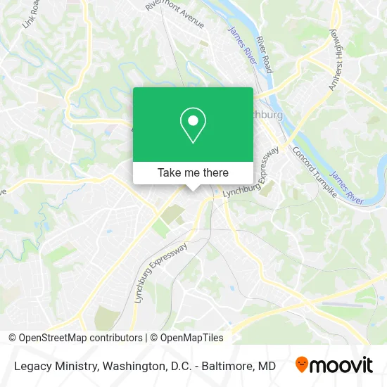 Legacy Ministry map