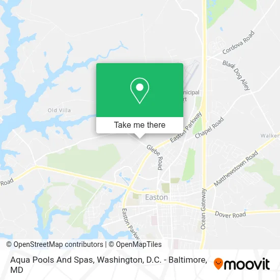 Aqua Pools And Spas map