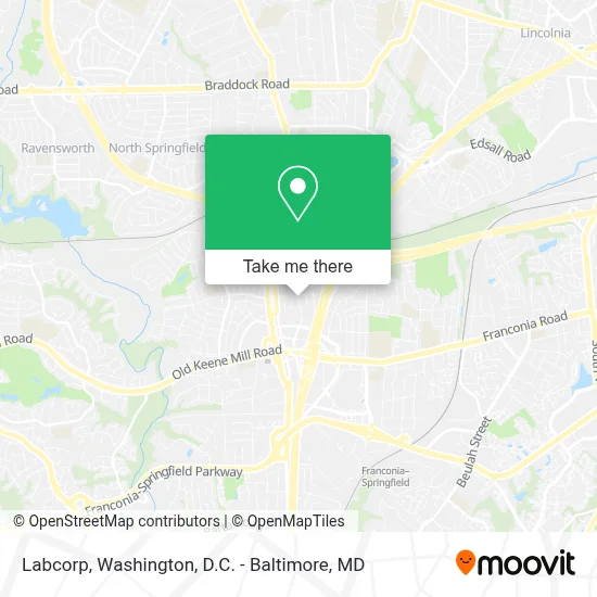 Labcorp map