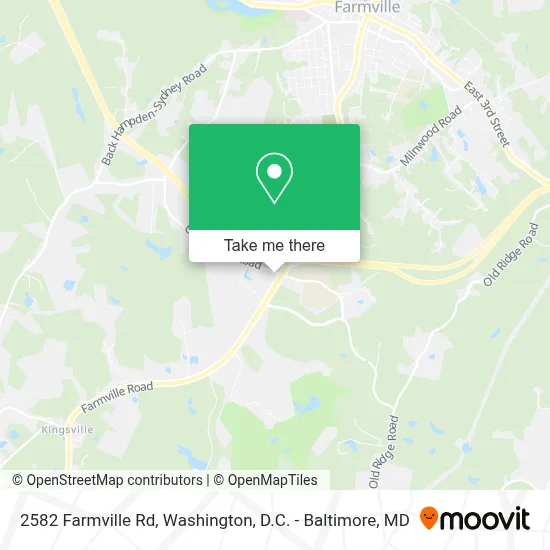 2582 Farmville Rd map