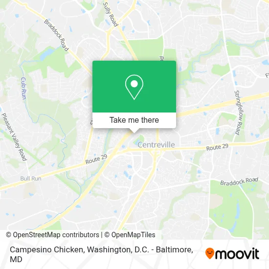 Campesino Chicken map