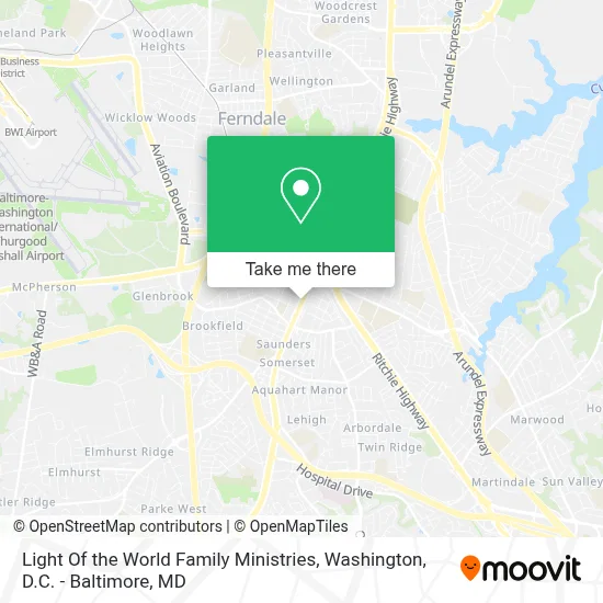 Light Of the World Family Ministries map