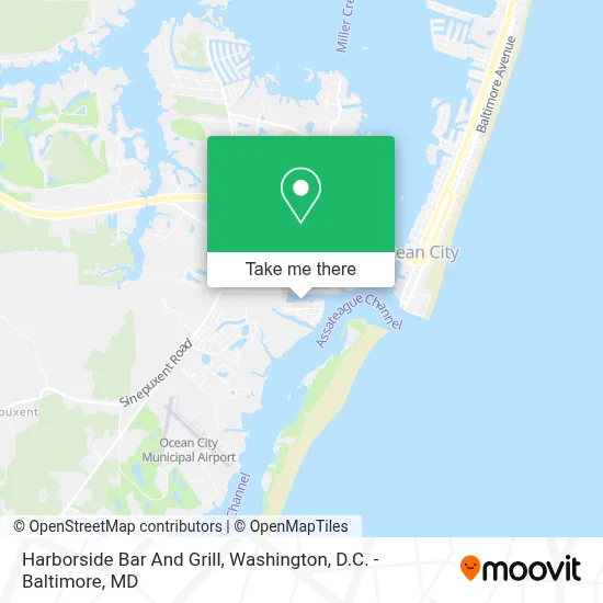 Harborside Bar And Grill map
