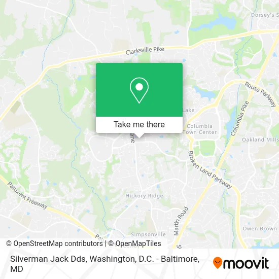 Silverman Jack Dds map