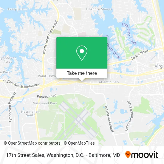 17th Street Sales map