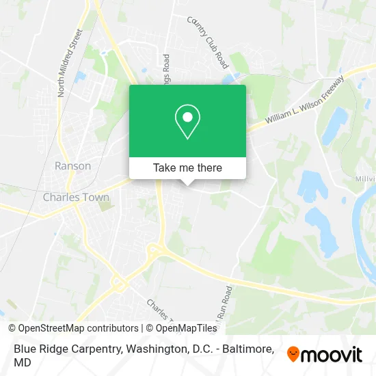 Blue Ridge Carpentry map