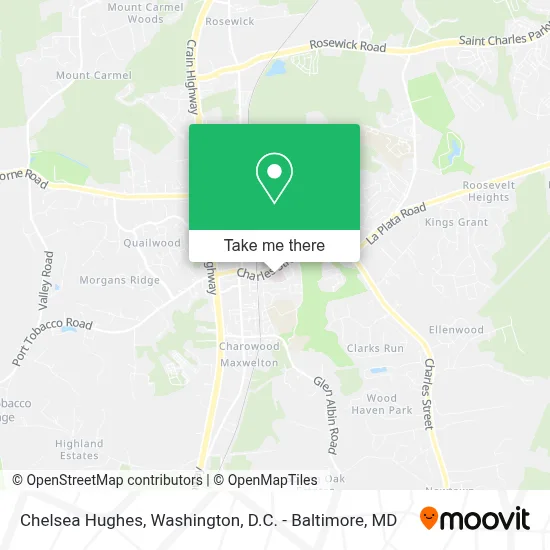 Chelsea Hughes map