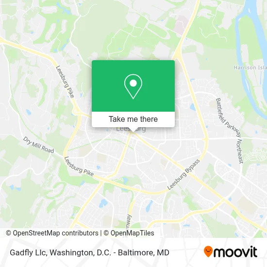 Gadfly Llc map