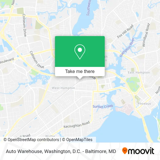 Auto Warehouse map