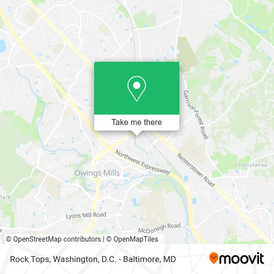 Rock Tops map