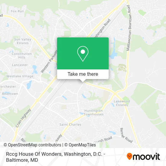 Rccg House Of Wonders map