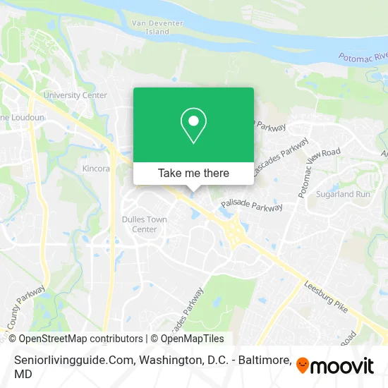 Seniorlivingguide.Com map