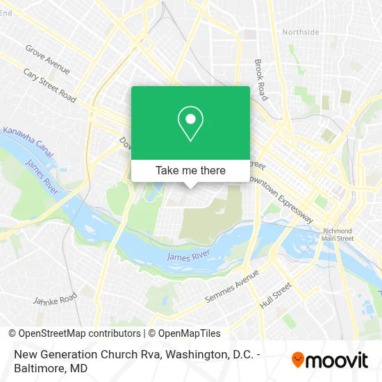 New Generation Church Rva map