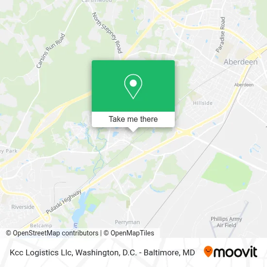 Kcc Logistics Llc map