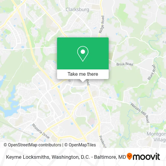 Keyme Locksmiths map