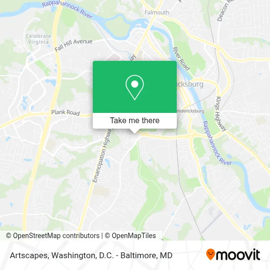 Artscapes map