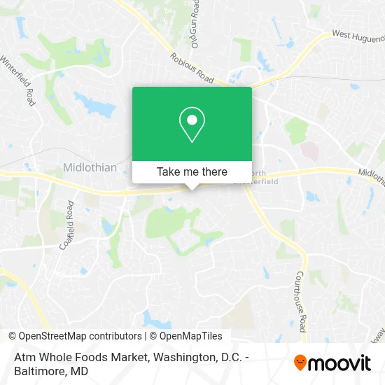 Atm Whole Foods Market map