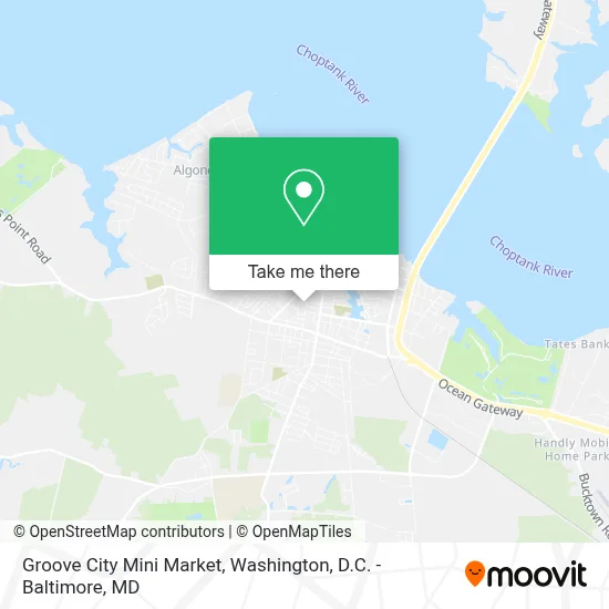 Groove City Mini Market map