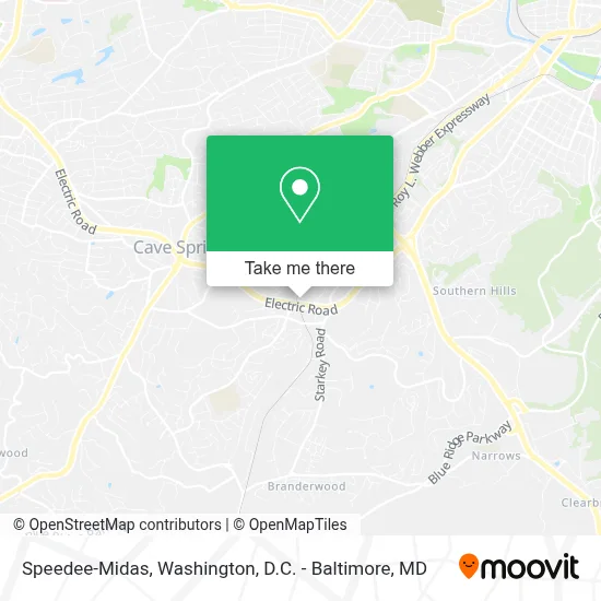 Speedee-Midas map