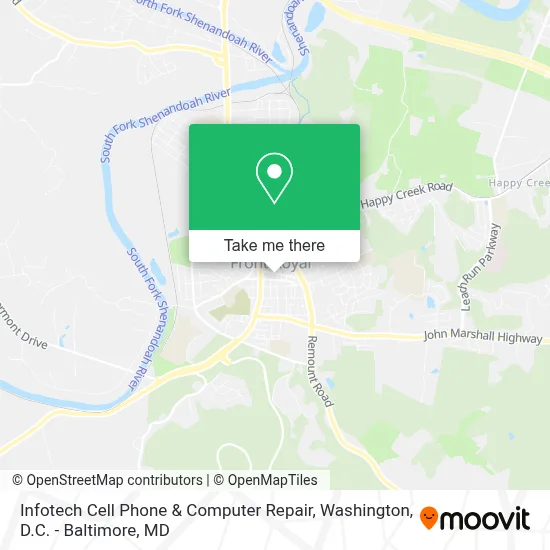 Infotech Cell Phone & Computer Repair map