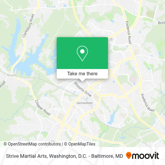 Strive Martial Arts map