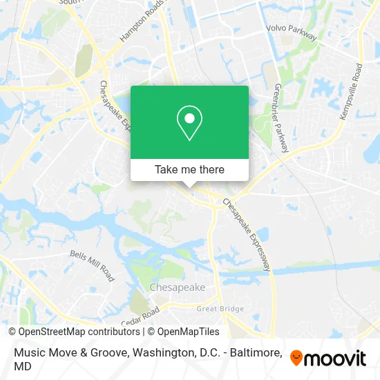 Music Move & Groove map