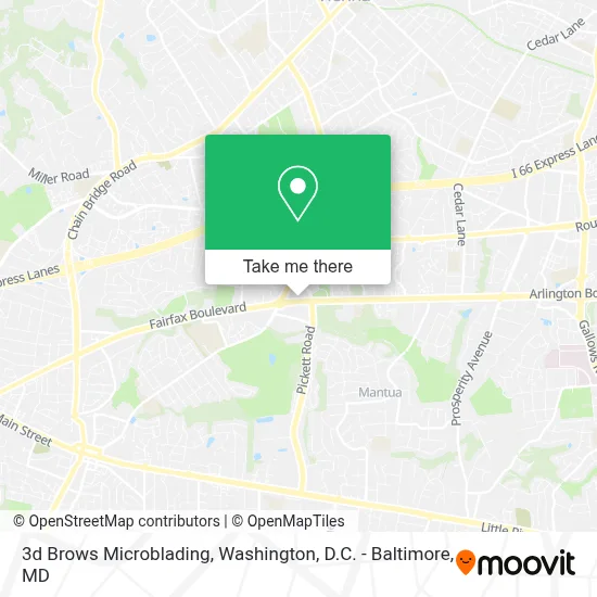 3d Brows Microblading map
