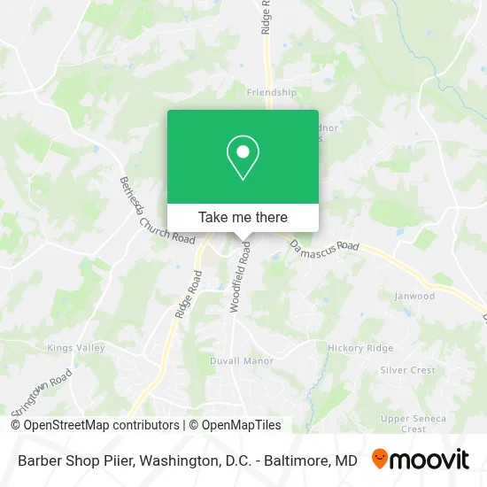 Barber Shop Piier map