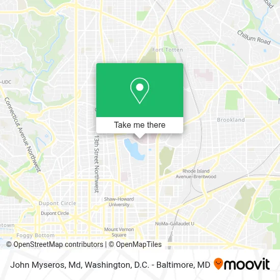 John Myseros, Md map