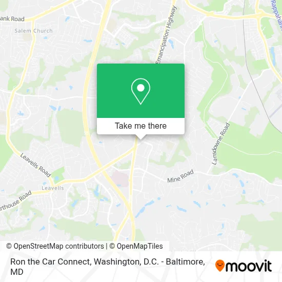 Ron the Car Connect map