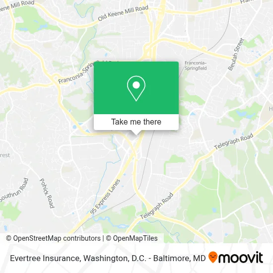 Evertree Insurance map