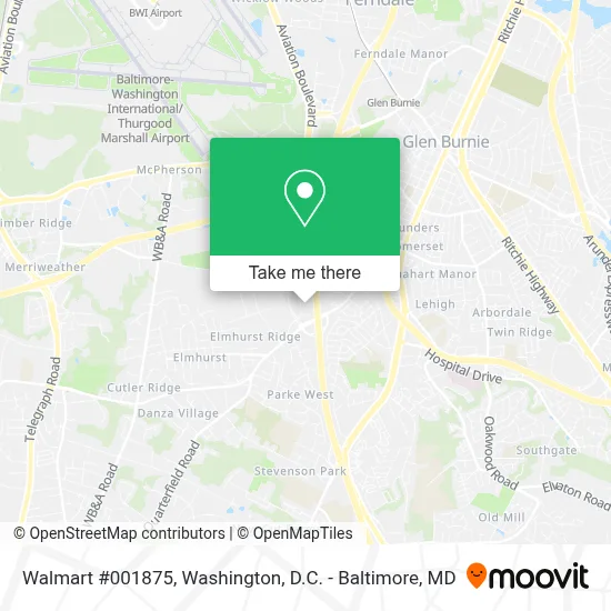 Walmart #001875 map