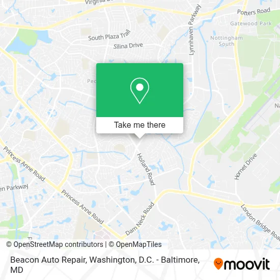 Beacon Auto Repair map