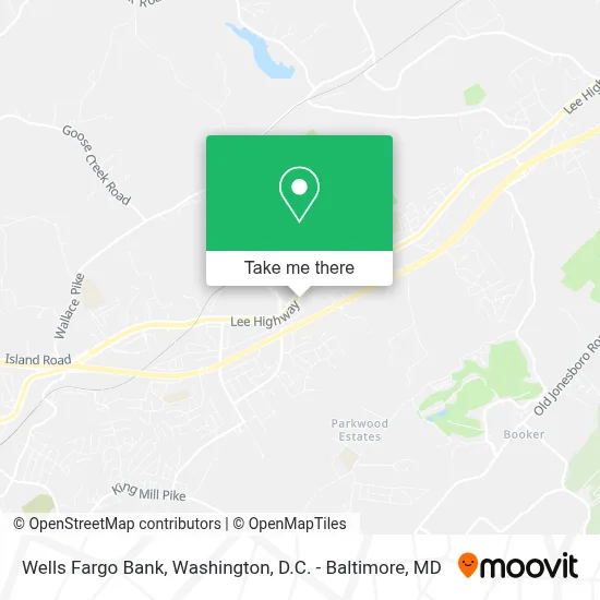 Wells Fargo Bank map