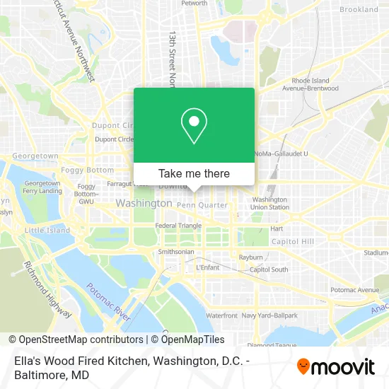 Ella's Wood Fired Kitchen map