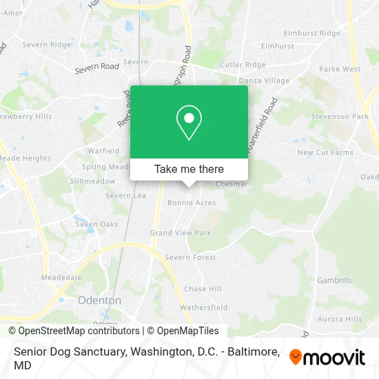 Senior Dog Sanctuary map