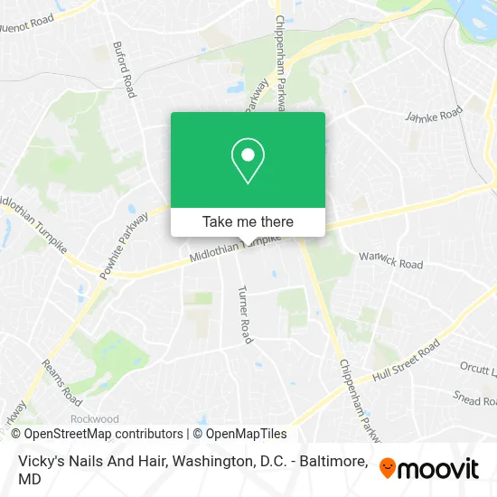 Vicky's Nails And Hair map