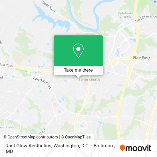 Just Glow Aesthetics map