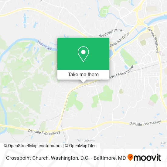Crosspoint Church map