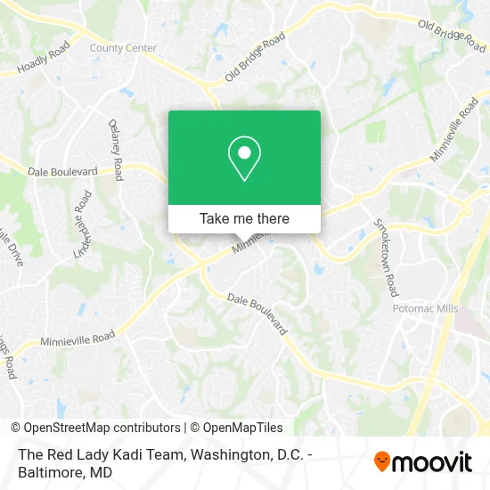 The Red Lady Kadi Team map