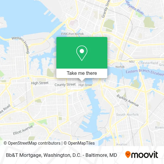Bb&T Mortgage map