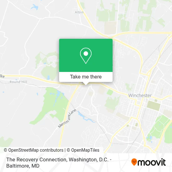 The Recovery Connection map