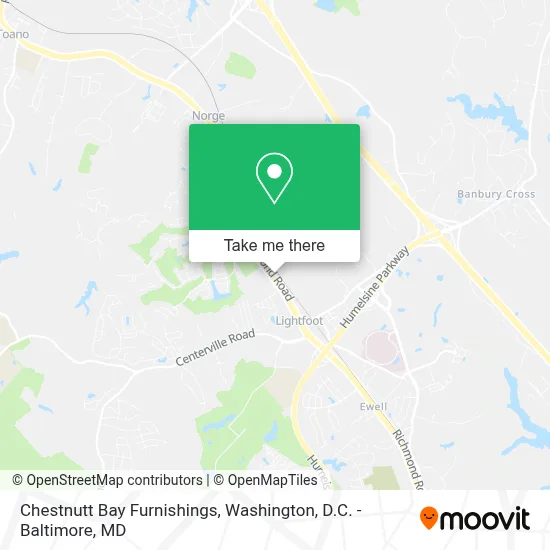Chestnutt Bay Furnishings map