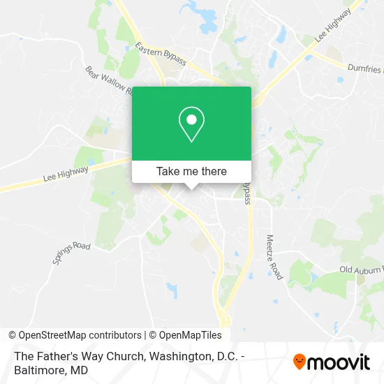 The Father's Way Church map